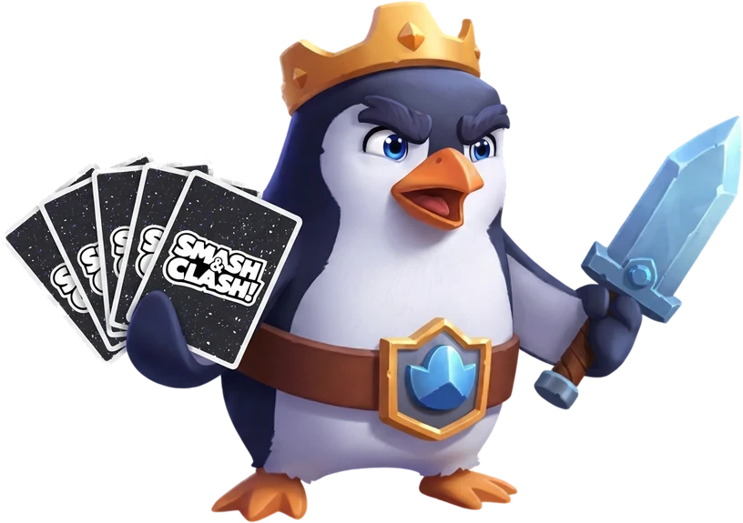 Pengu's VS pose, facing right