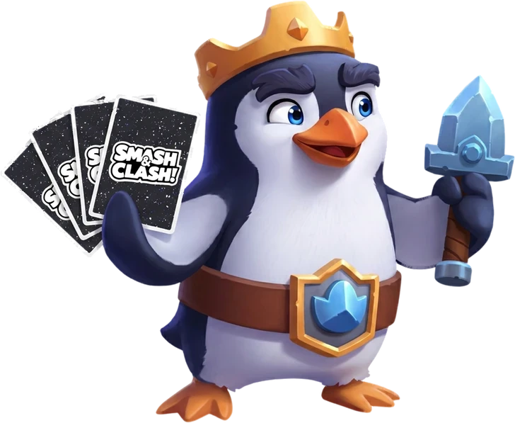 Pengu's VS pose, facing left